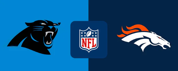 Carolina Partners vs Denver Broncos match poster